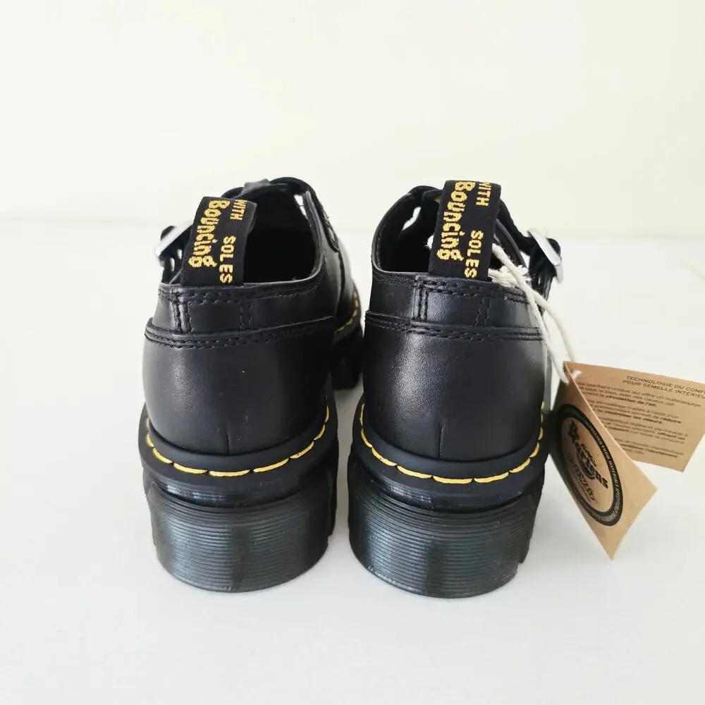 Dr. Martens Audrick Nappa Lux Mary Janes Women’s 7 Black NWT